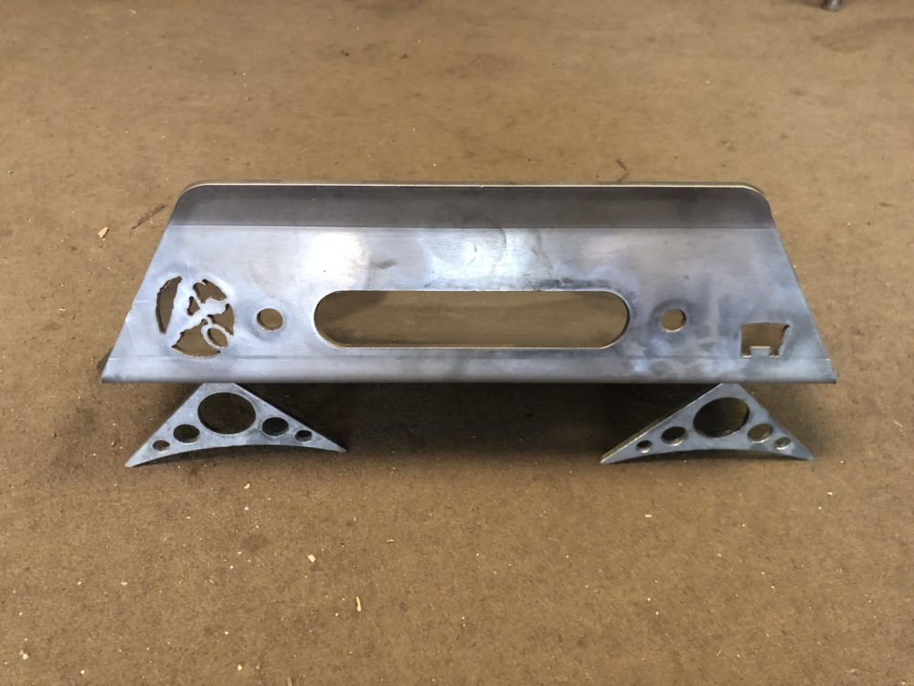 WeldOn Winch Plate Affordable Offroad