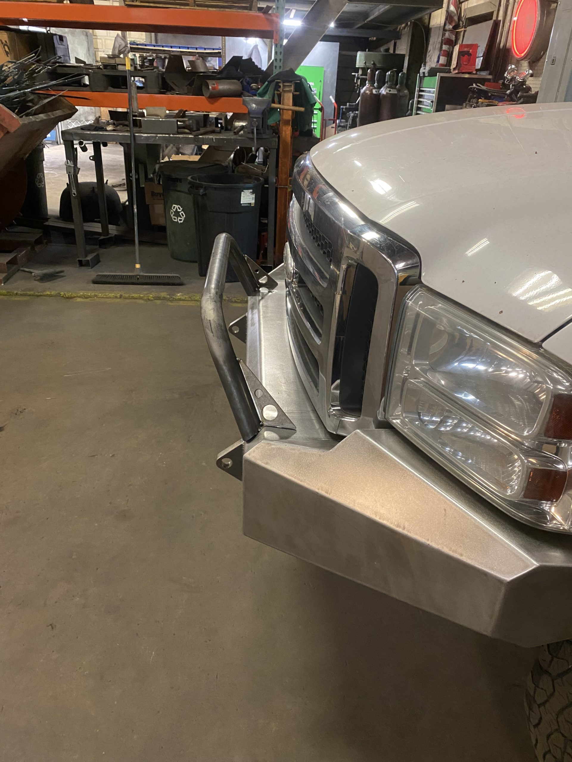 Front Bumper Chrome Steel For 2005-2007 Ford F-250 F-350