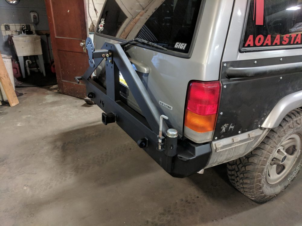 Rear Bumper W/ Frame Tie insJeep Cherokee XJ (8401)