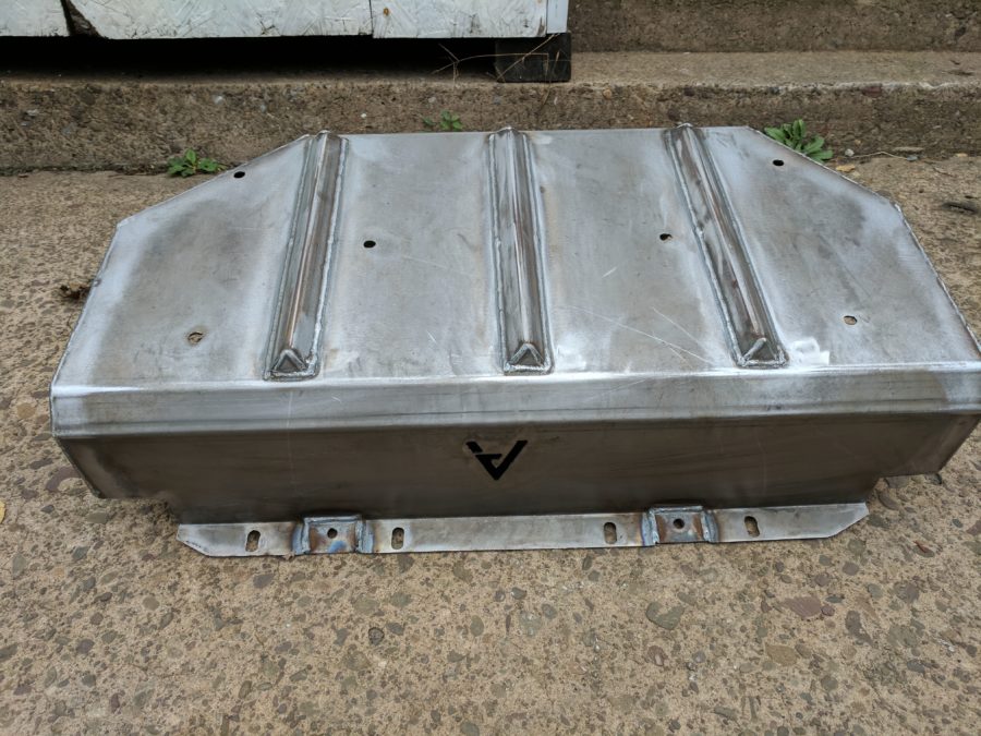 Heavy Duty Gas Tank Skid Plate For 1997-2006 Jeep Wrangler TJ & Unlimited - 52100219AB Replacement