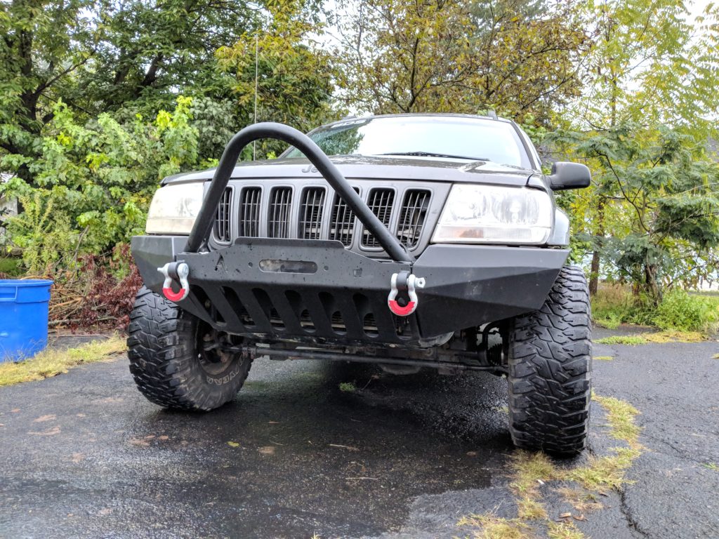 Elite Jeep Grand Cherokee WJ Modular Plain Front Winch Bumper ('99'04