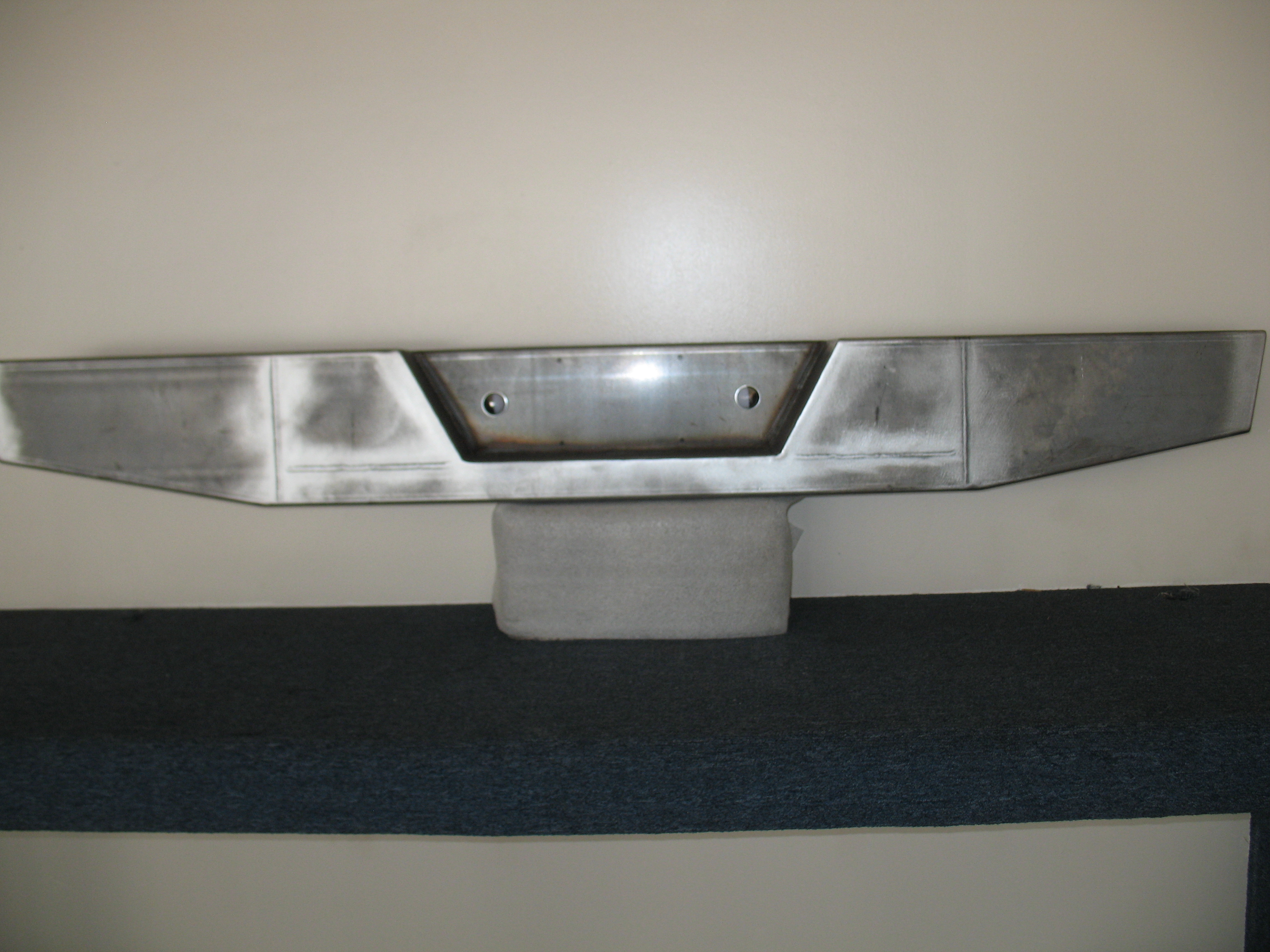 steel cut 1/4 to how Bumper Bronco Elite Full ('80 Rear Size '96 Ford