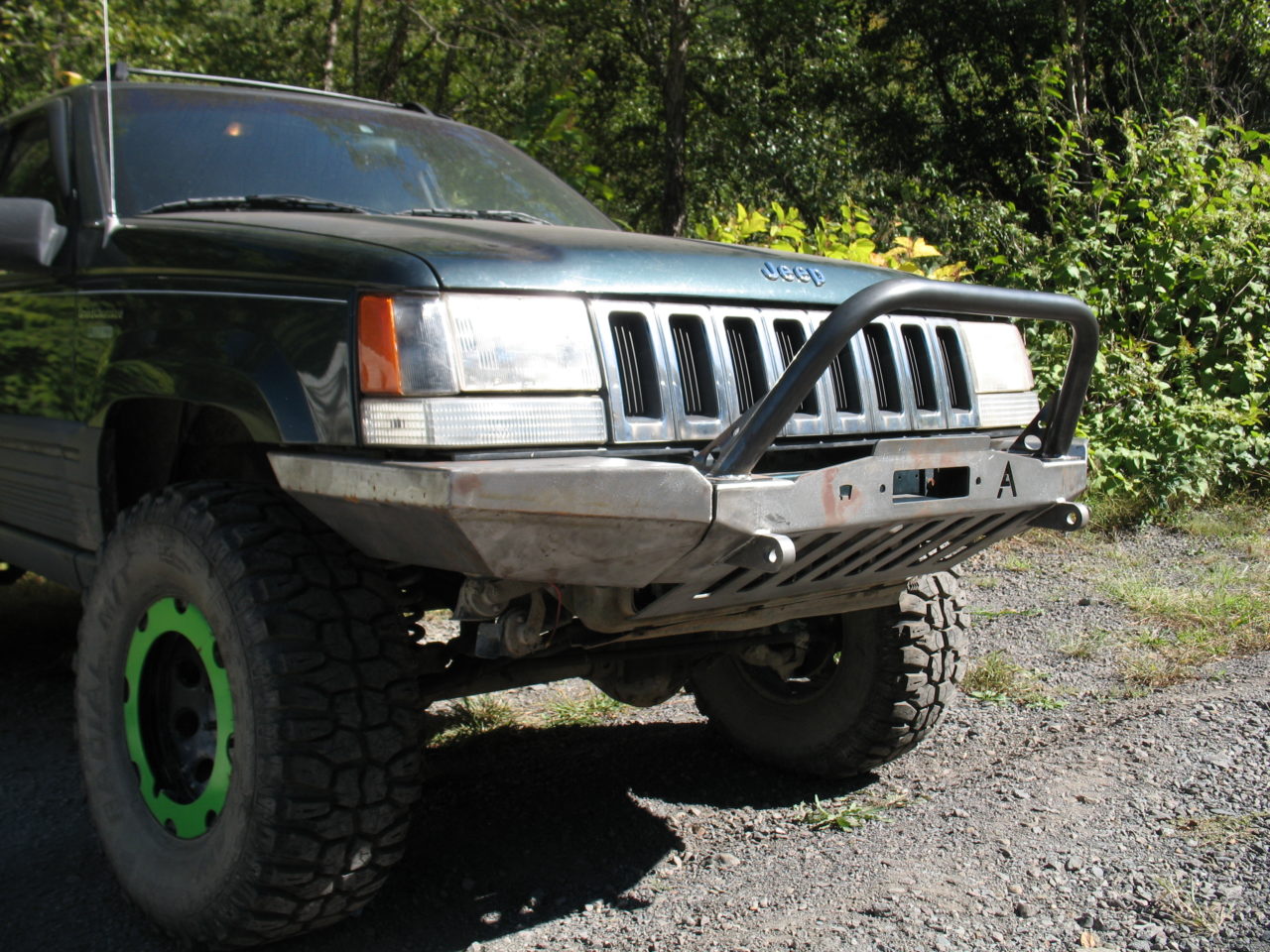 Elite Jeep Grand Cherokee ZJ Modular Plain Front Winch Bumper (’93’98)