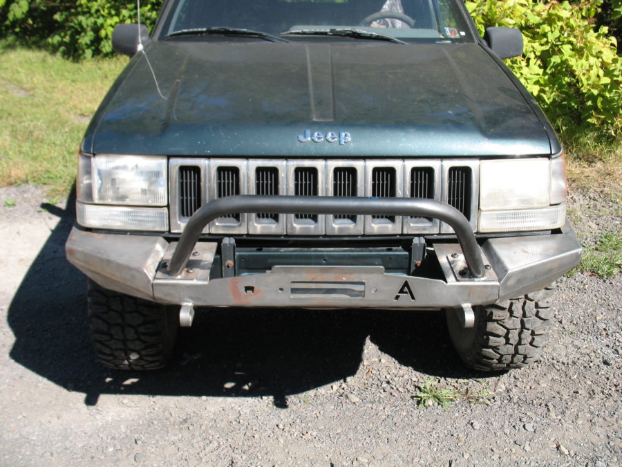 Elite Jeep Grand Cherokee ZJ Modular Plain Front Winch Bumper (’93’98)