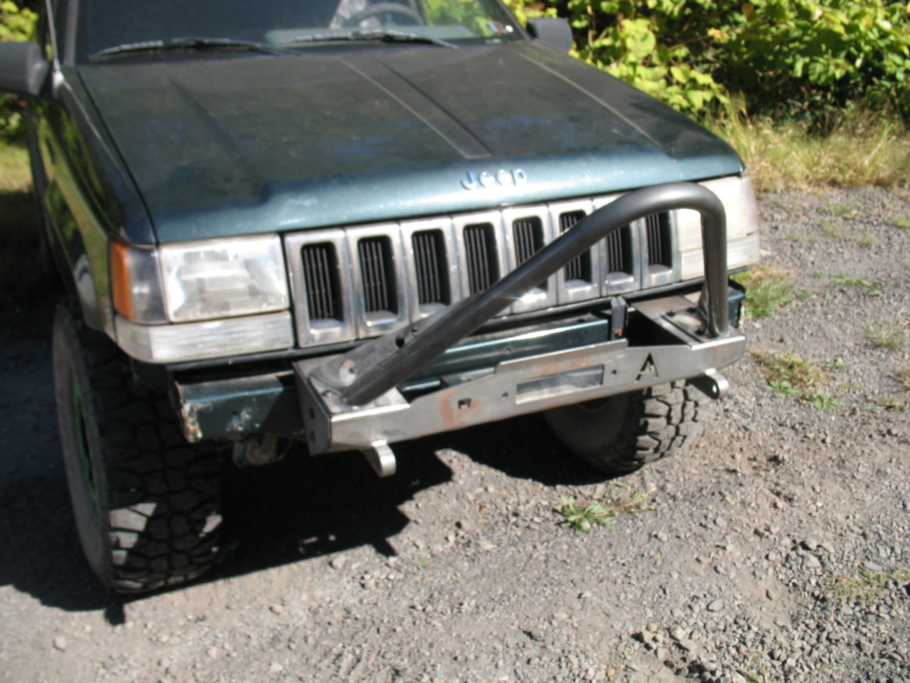 Elite Jeep Grand Cherokee ZJ Modular Shorty Plain Front Winch Bumper