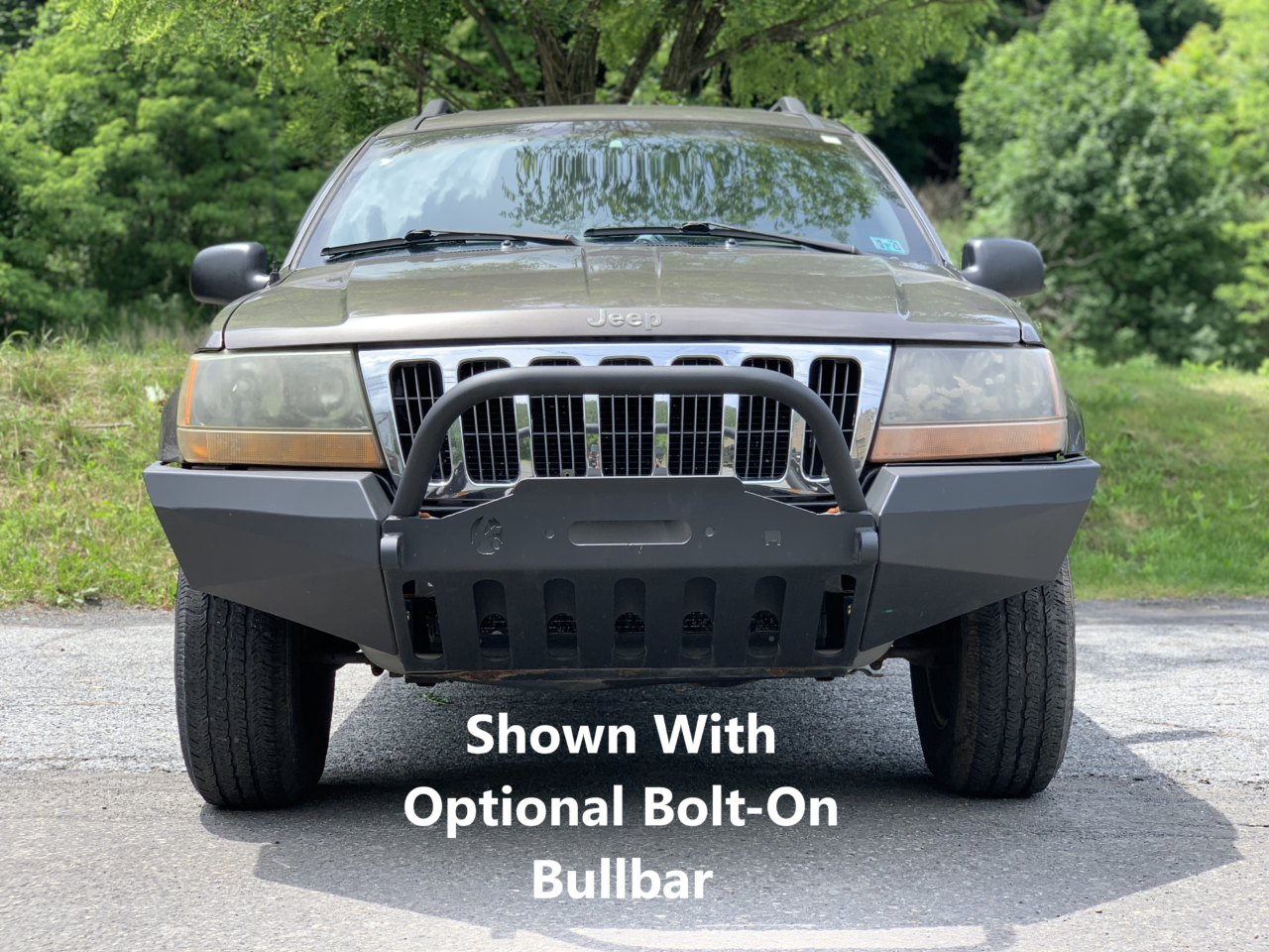 Elite Jeep Grand Cherokee WJ Modular Plain Front Winch Bumper (’99’04