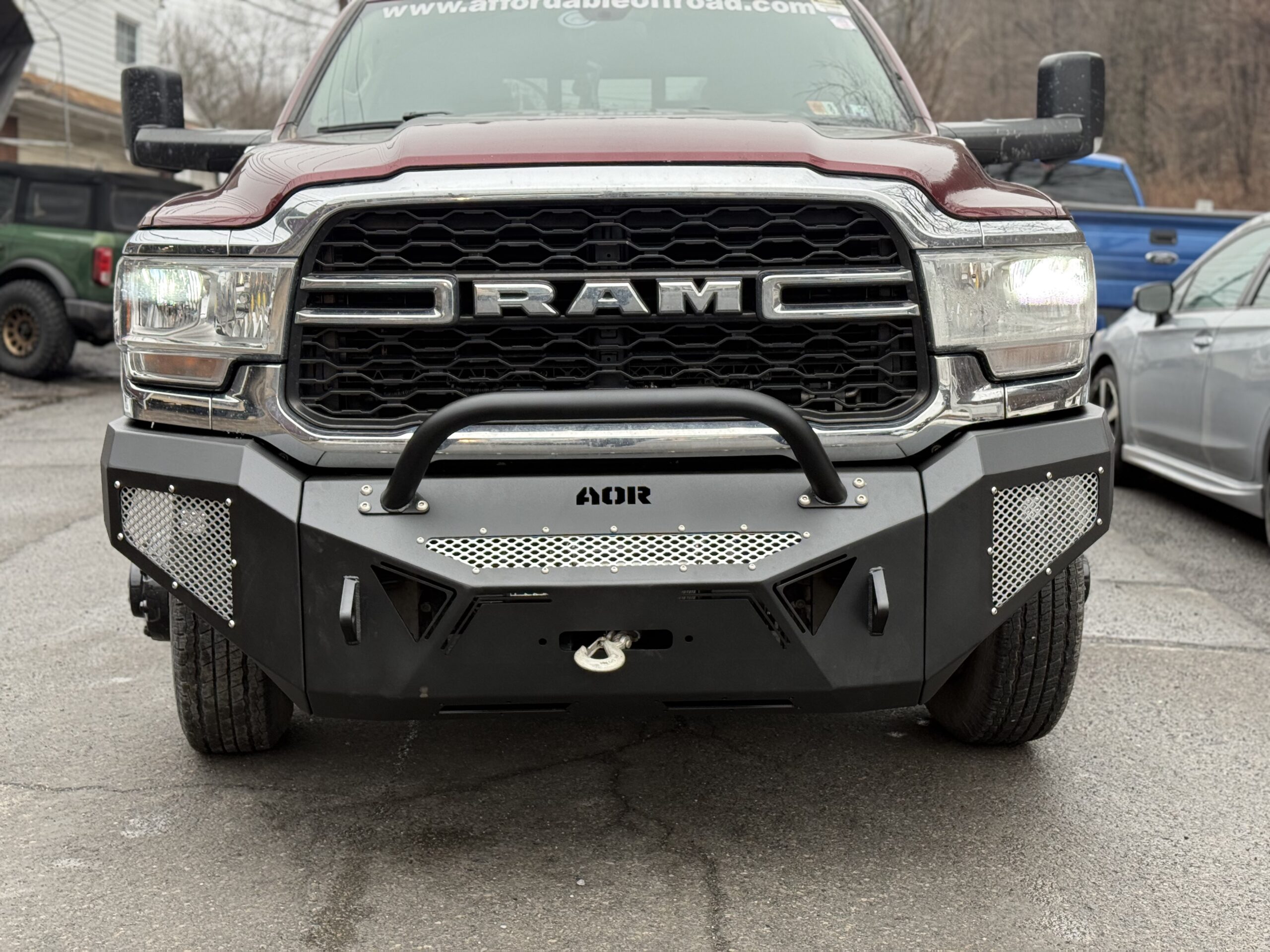 Modular Winch Front Bumper With Lights - Ram 2500/3500 (19-25) - Image 3