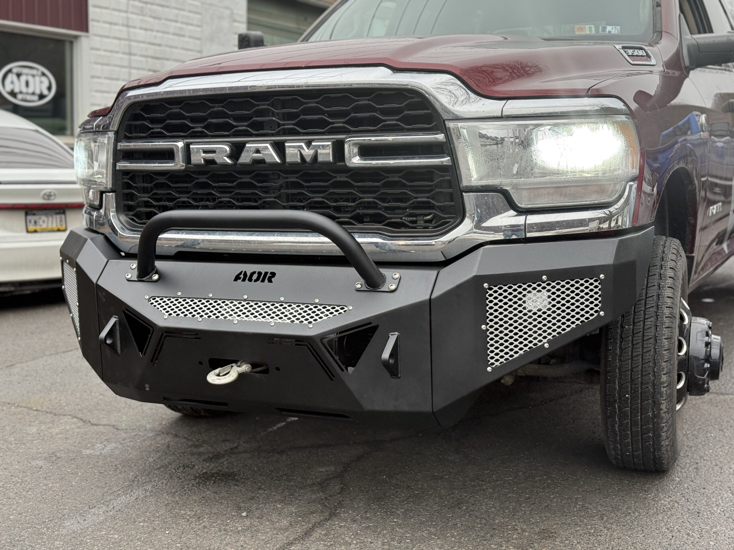 Modular Winch Front Bumper With Lights - Ram 2500/3500 (19-25) - Image 2